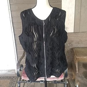 Chicos black label vest